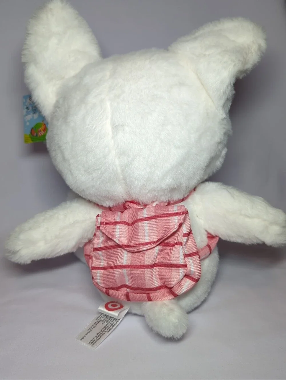 Target 16” Bullseye Plush Stuffed Animal Dog w/ Ladybug & Backpack Toy Ages 3+